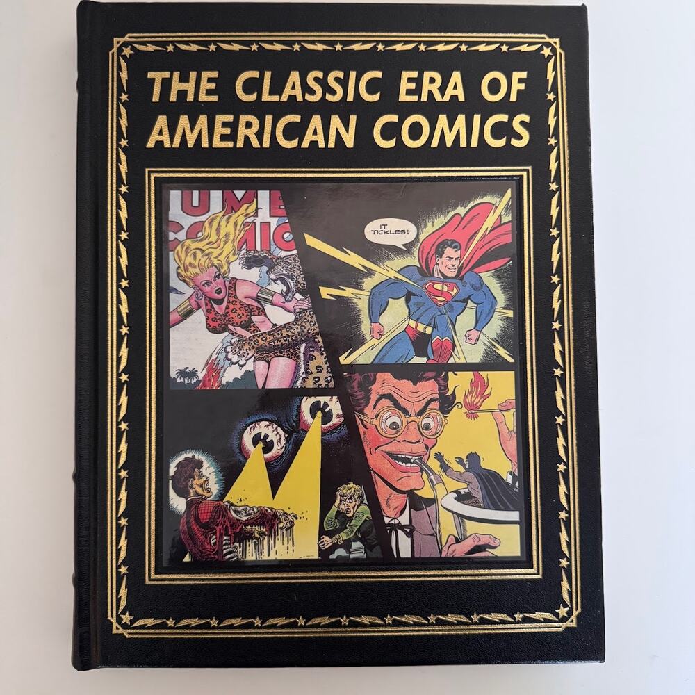The Classic Era of American Comics Nicky Wright Leatherbound Easton Press Book